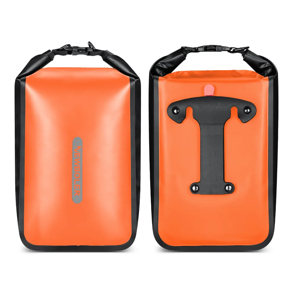 AliExpress NEWBOLER Bicycle Bag 10L Large Capacity Waterproof Electric Hunting Bike Bag Bike Quick Release Fork Bag Bike Rear Seat Bag