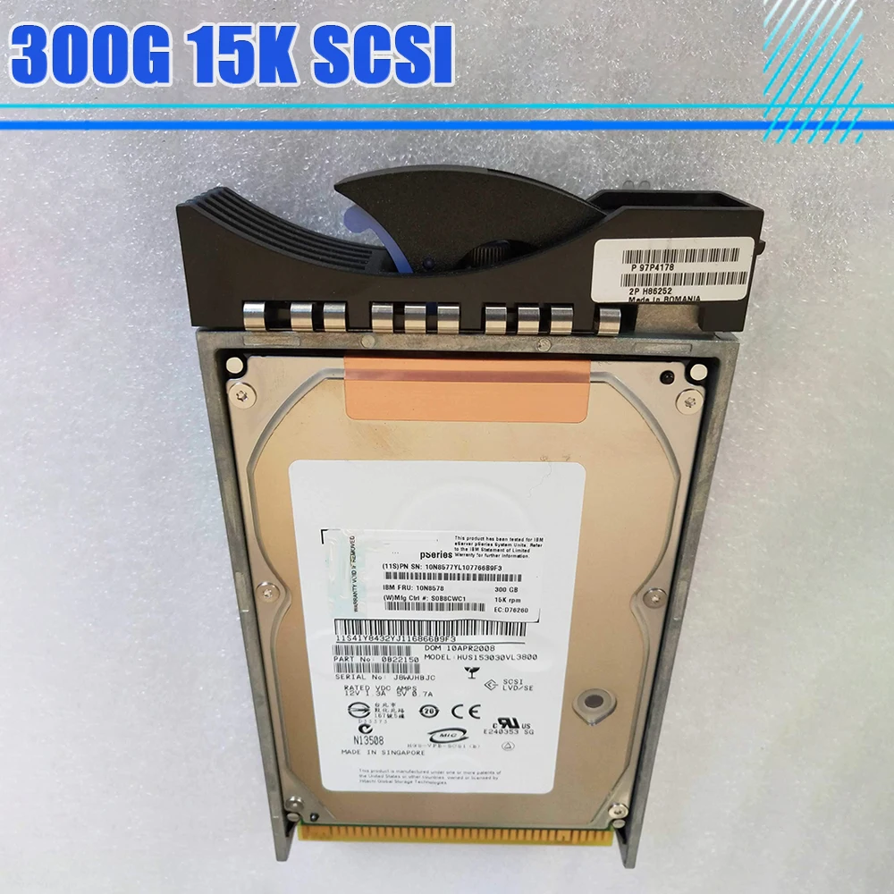 For IBM HDD 3585 10N8577 10N8578 P5 P6 300G 15K SCSI Hard Disk