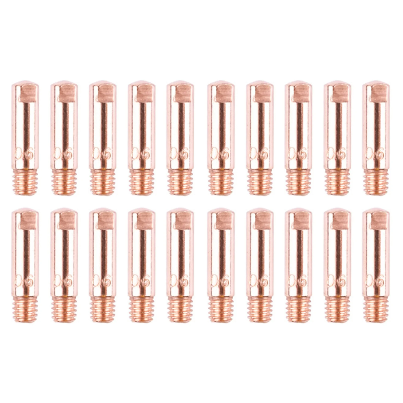 Copper MB15AK for m6 Thread Welding Nozzles 20pcs for MIG for torch with Precise Hole Dimensions 0.6mm 0.8mm 0.9mm 1.0mm 1.2mm