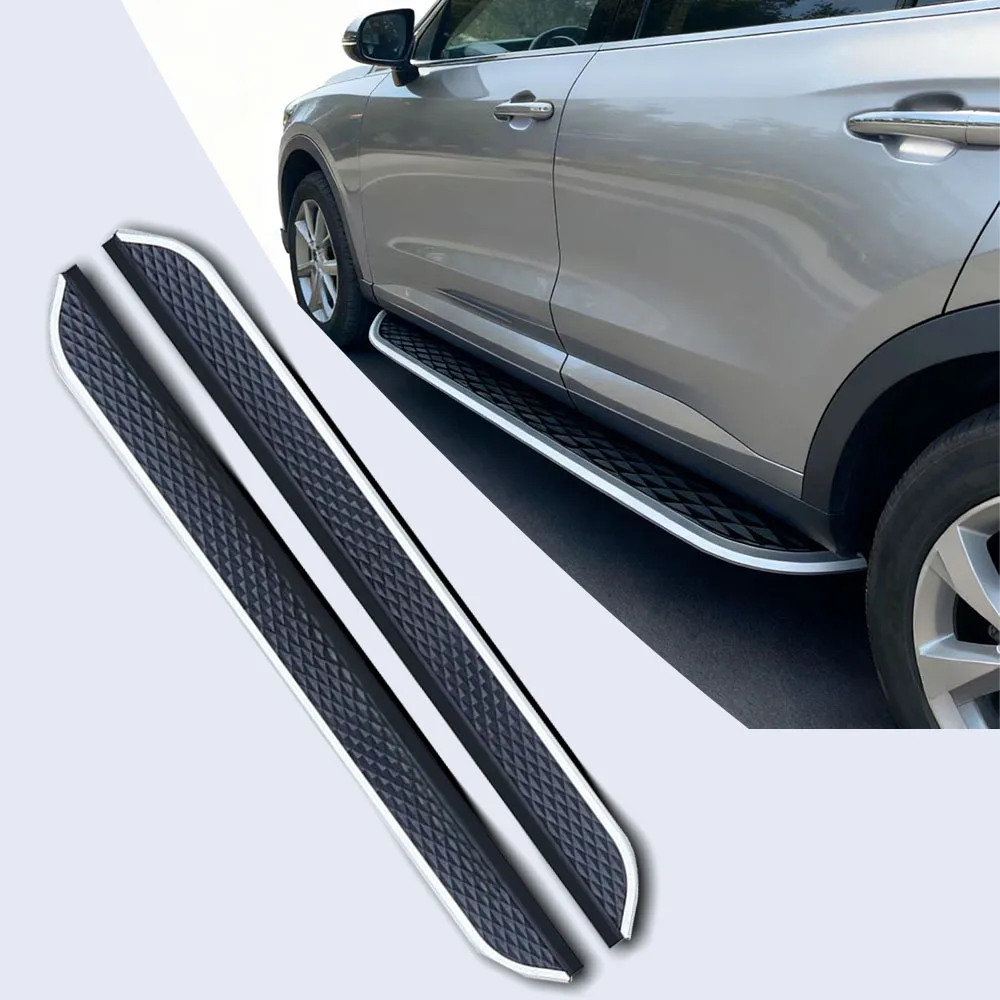 

2 шт. боковая ступенька подходит для Acura RDX 2012-2018, алюминиевая педаль Nerf Bar (с кронштейнами)