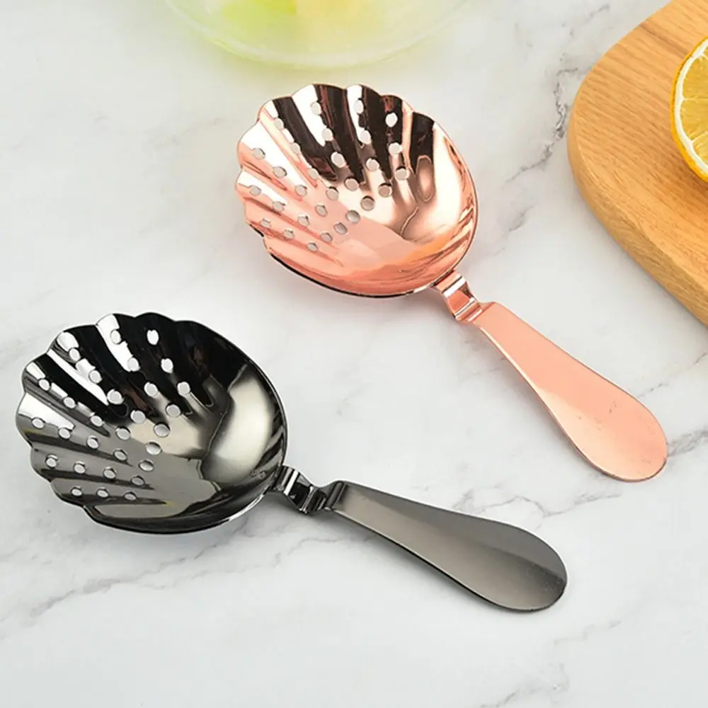 

Fast Drain Kitchen Stainless Steel Bartender Barware Percolator Ice Cube Filter Cocktail Tool Julep Bar Strainer