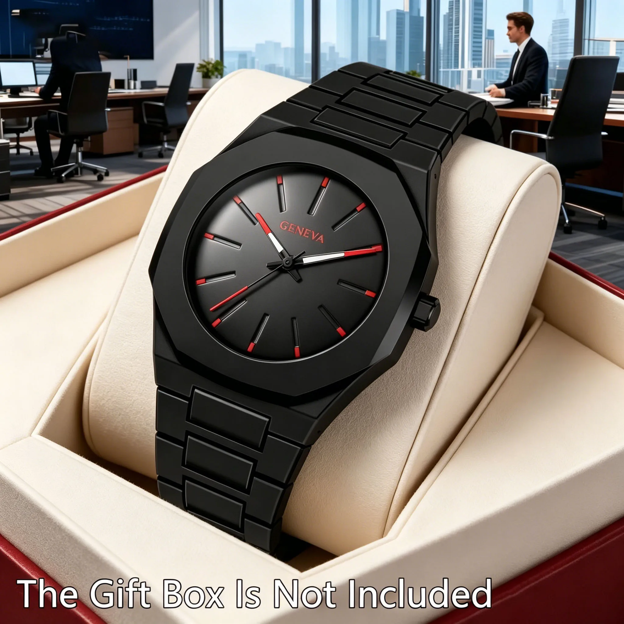 1Pc Men's and Women's Fashionable and Elegant Quartz Watch, with a Round Plastic Dial, Suitable for Daily or Formal Occasions, Especially Ideal as a Fashion Gift for Valentine's Day, Ramadan, Birthdays, and New Year