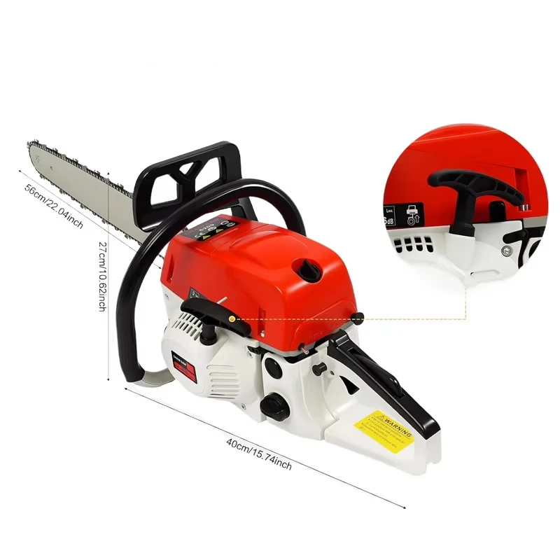 Powered High-Power Chainsaw 20-Inch Guide Bar Handheld Tree-Cutting Machine