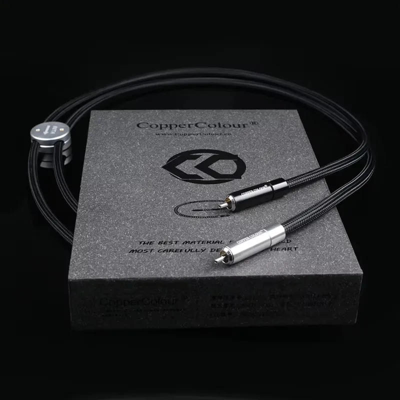 

CopperColour BETA, сигнальный кабель RCA из сплава стерлингового серебра, аудиокабель XLR, RCA-XLR