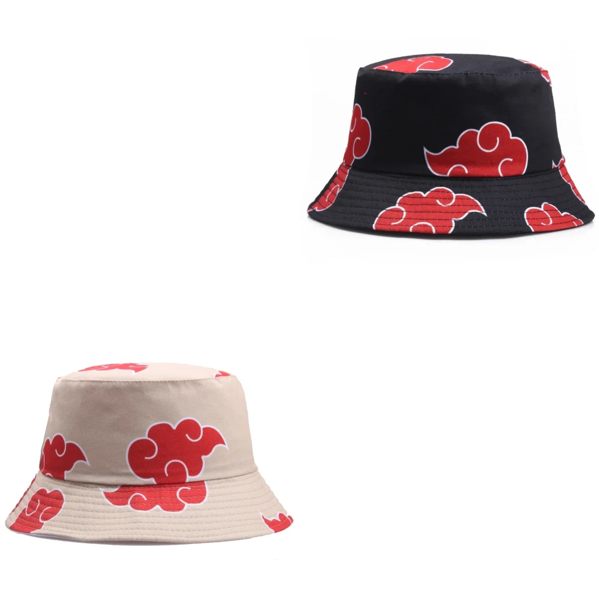 

Cloud Pattern Cartoon Print Fisherman's Hat Outdoor Camping Hiking Sunshade Man's Bucket Hat Spring Autumn Woman's Panama Hat