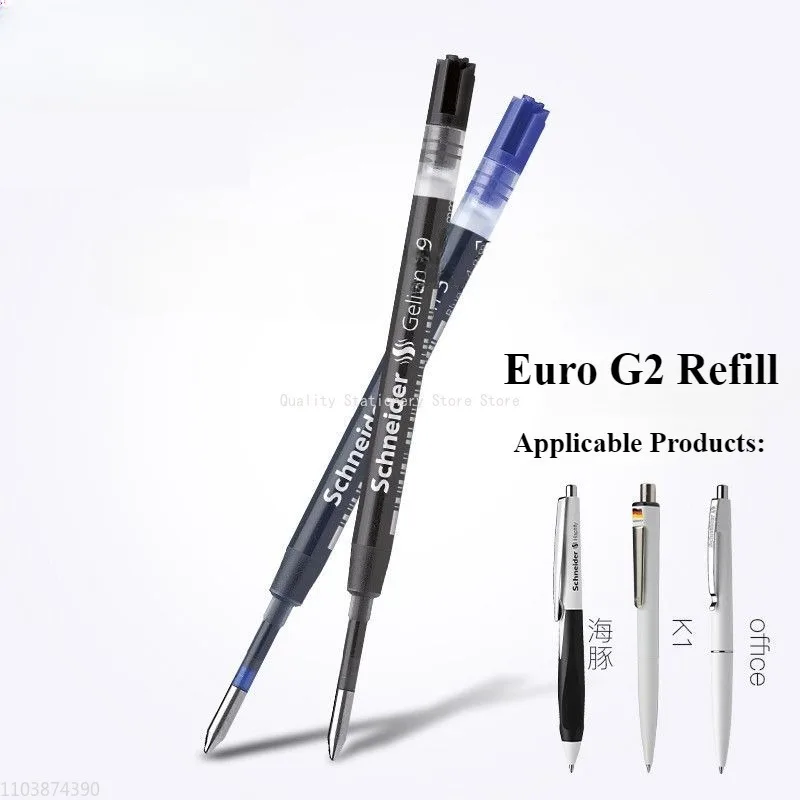 Imagem -03 - Caneta Esferográfica Schneider Recarga Canetas Gel Escrita Escritório e Escola Tinta de Luxo Preto Azul Vermelho 0.7 mm Pcs