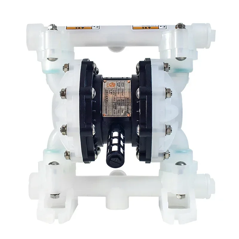QBY3-25S Industrial Pneumatic Diaphragm Pump Acid-Resistant PP Water Air Diaphragm Pump