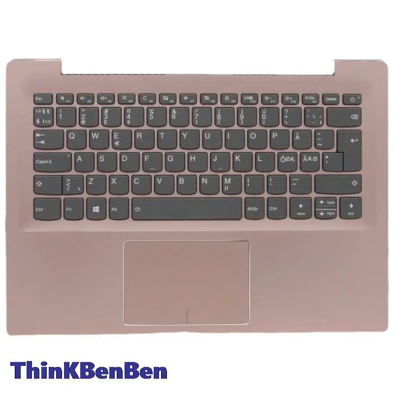 

NDC Nordic Pink Keyboard Upper Case Palmrest Shell Cover For Lenovo Ideapad 520S 14 14IKB 5CB0P26453