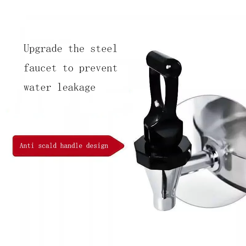 Single head double head juice cold drink machine 8L stainless steel juice pot self-service transparent