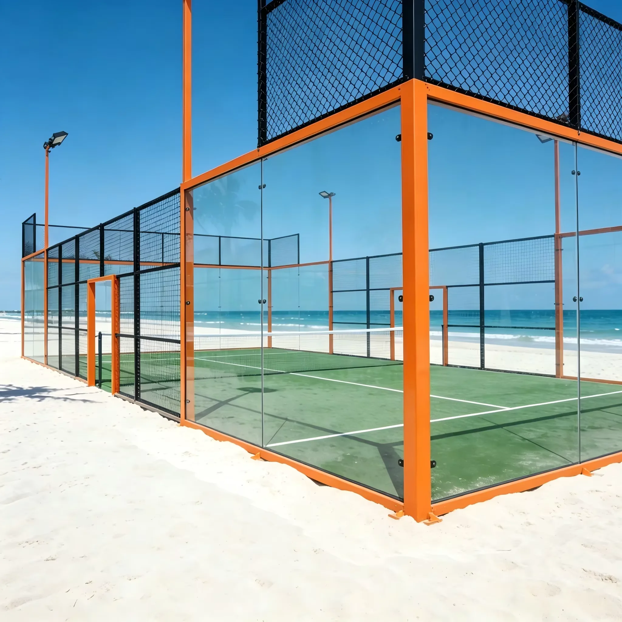 XTZPADEL Factory Direct Padel Tennis Court Professional Panoramic Cage Tennis Outdoor Squash Court Cage
