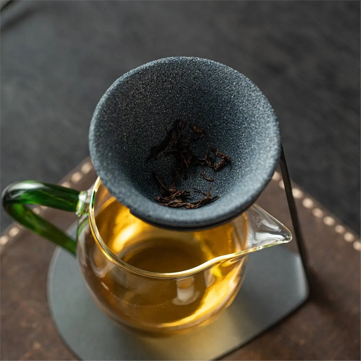 Reusable Ceramic Filter, Portable Filter, Suitable for Travel, Camping, and Home Brewing,Tea Separation Filter