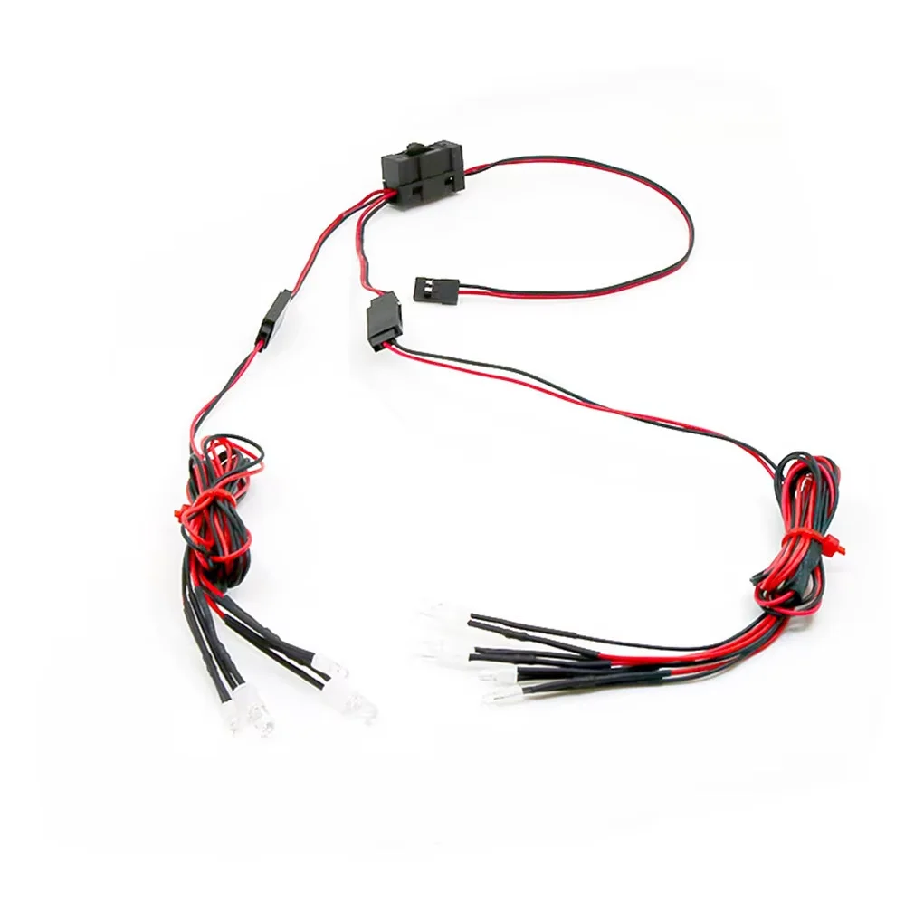 2 3 4-way LED Light Split on/off Controller Switch Y Cable Servo Extension for 1/10 TRX-4 SCX10 RC Oil/Tram/Climbing Crawler
