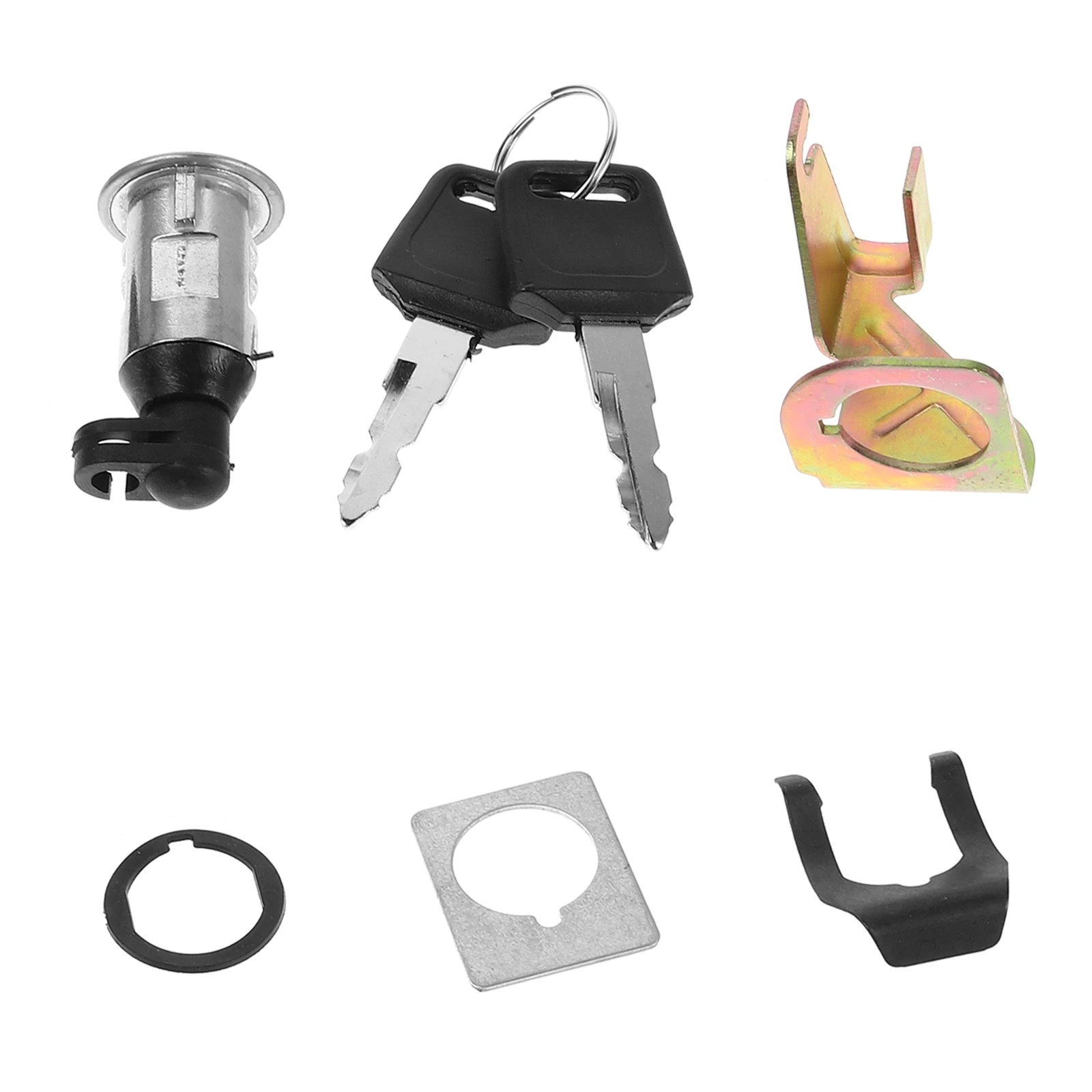 

Motorcycle Seat Lock Cable Switch Electric Gas Scooter Parts Replacement Ignition Starter Durable Aluminum Security Anti Theft