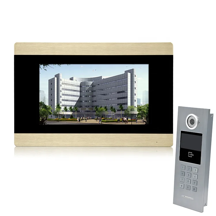 High-Tech SIP Video Door Phone Intercom For Buildings Modern Portero Para Edificios