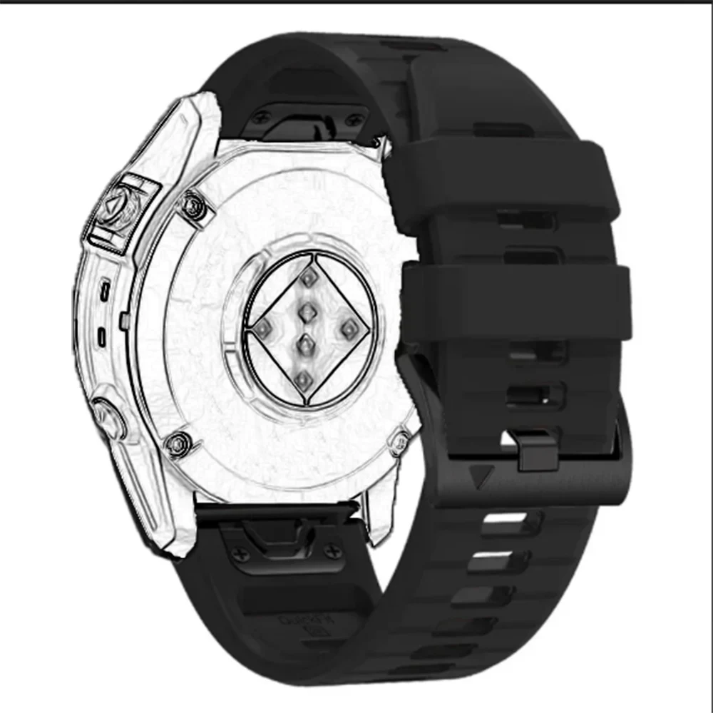 سريعة تناسب حزام 26 مللي متر 22 مللي متر ل Garmin Fenix 8 E 7 7X 6X 6 5X 5 الفرقة Epix Pro Gen 2 47 مللي متر 51 مللي متر إندورو 3 سيليكون سوار إكسسوار