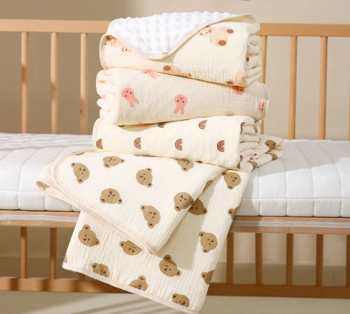 

Newborn Baby Blankets For Boys Girls Summer Infant Swaddle Wrap Minky Cotton Soft Toddler Baby Sleeping Cover Bed Crib Quilt