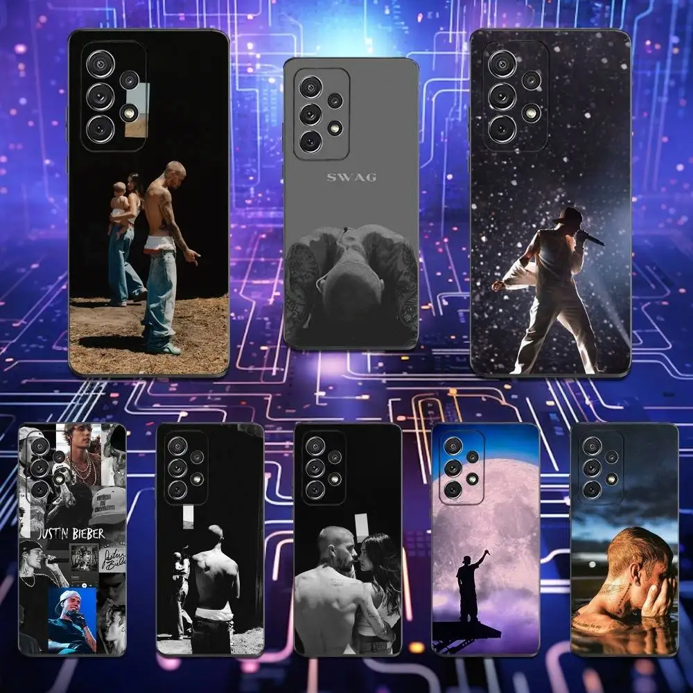 

Singer J-Justin B-Bieber SWAG Case For Samsung S25,S24,S23,S22,S21,S20,S10,Ultra,Plus,Lite,FE,Soft Silicone Black Cover