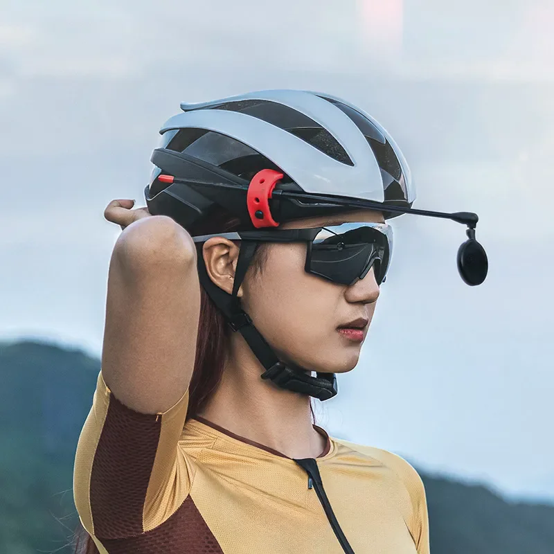 for Bicycle Helmet Rearview Mirror Cycling Reflector Men Women Mountain Road Bike Safety Vision