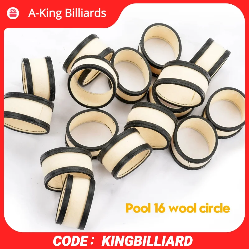 Billiard Ball Cleaner Machine Wool Loops 16/22 Wool Circles For Black 8/Snooker Automatic Cleaning Machine Billiard Accessories