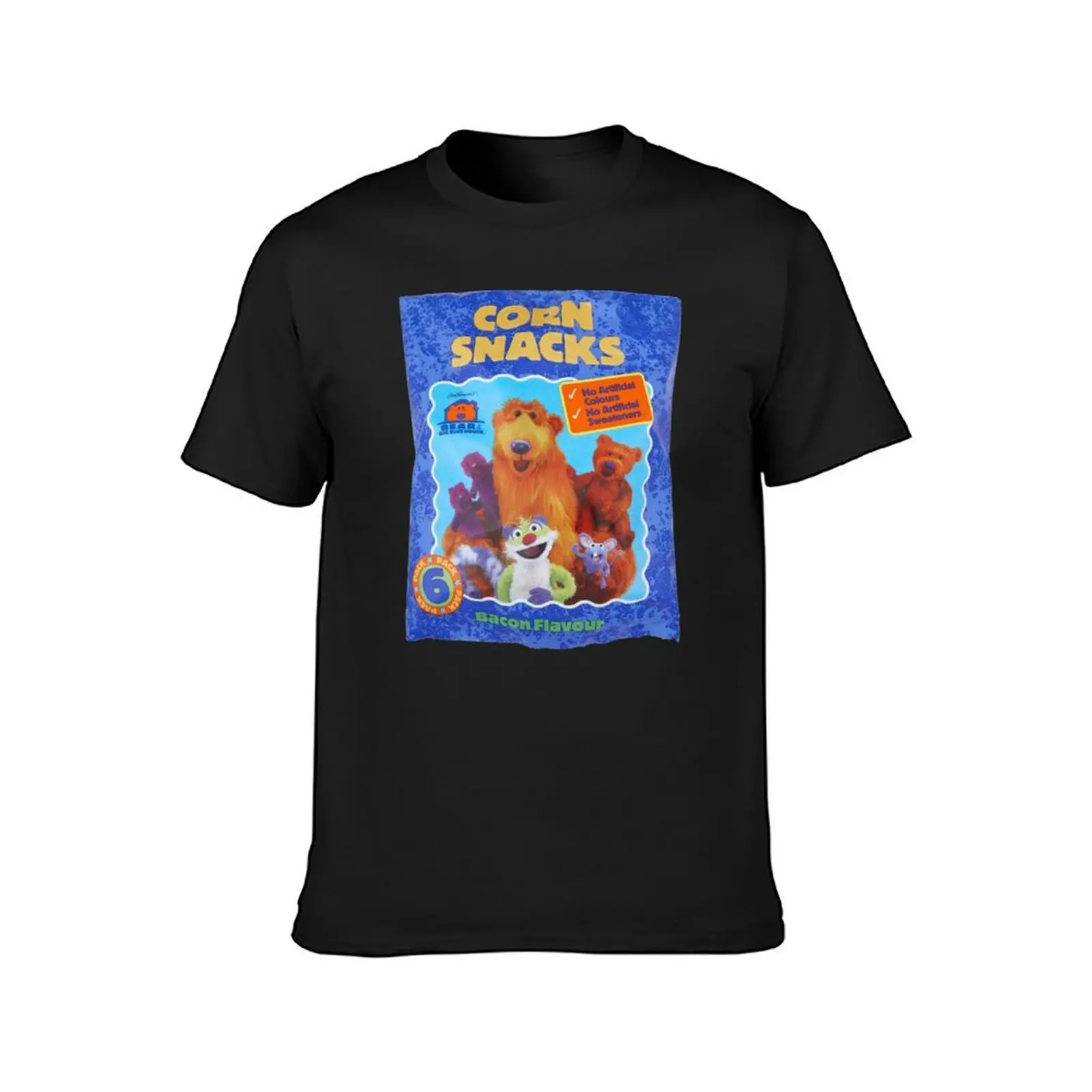 Bear In The Big Blue House Crisps T-Shirt plus size tops animal prinfor boys vintage clothes t shirt men