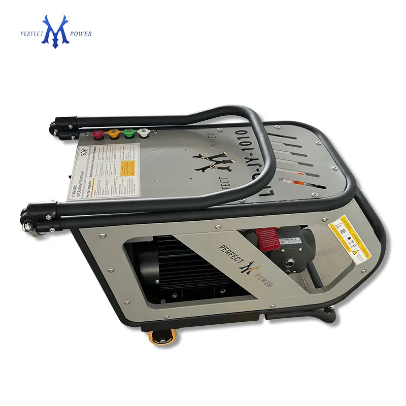 10L/min 100Bar 220V Household Electric Stainless Steel High Pressure Washer for Home Car Washing Patio & Wall Cleaning