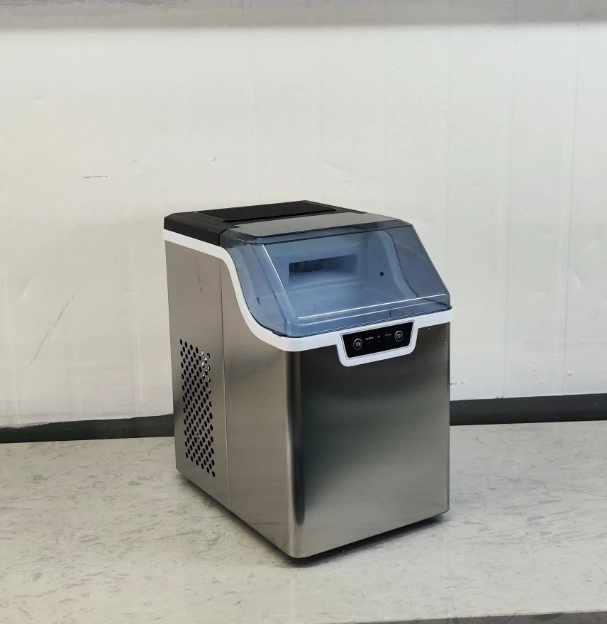 

Portable Mini Gold Nugget Ice Machine with Handle for Outdoor, Camping, Travel and RV Use