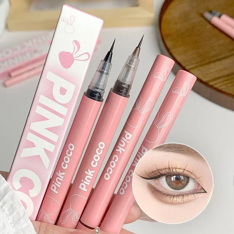 Ultra Fine Liquid Eye Liner Eyeliner 12 Hour Wear Eyeliners Łatwy w użyciu ołówek do makijażu oczu Wodoodporny, odporny na rozmazywanie Szybkoschnący