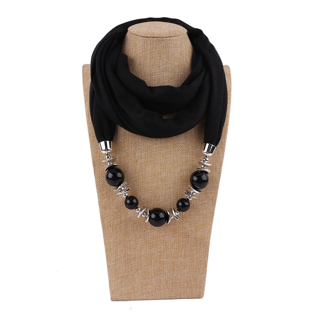 1 Pcs Women New Fashion Scarves Collar Pendant Scarf Necklace