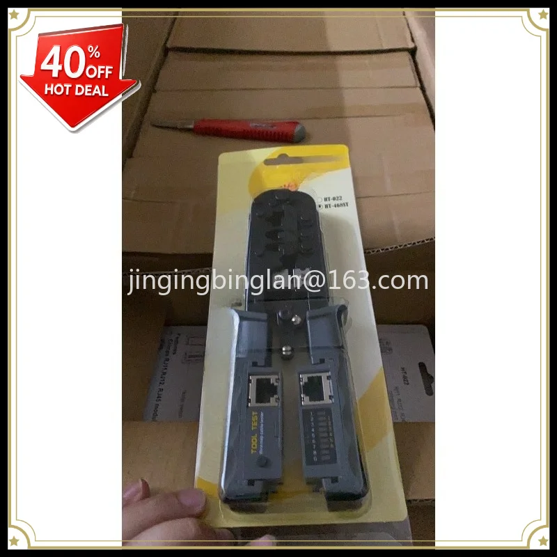 High Quality 468ST Dual Purpose Mesh Clamp with Test Function Manual Cable Crimping Clamp
