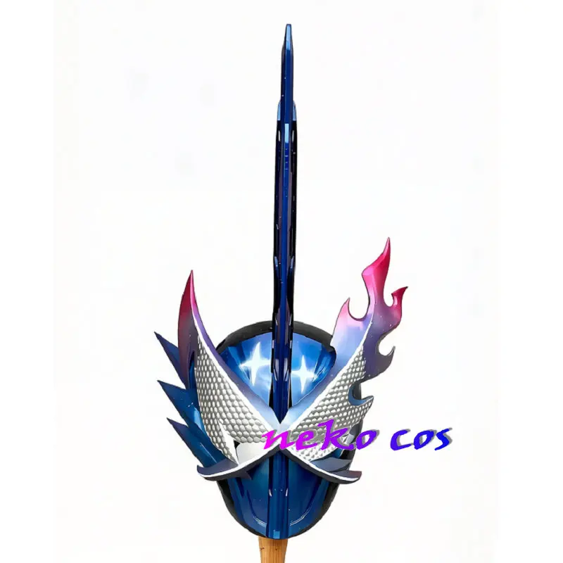 

nekocos Rider Xross Saber Cosplay Costume resin mask helmet