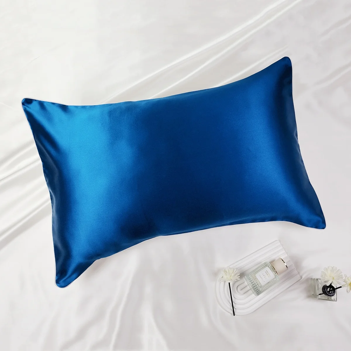 100% Natural Silk 22 momme Charmeuse Silk multicolor pillowcases pillow cases Envelope Closure standard queen king LS002