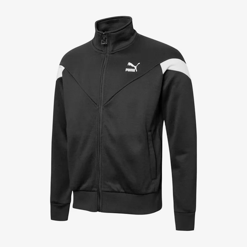 Puma genuine casual stand up collar spliced zipper outdoor men's sports jacket 532930-01