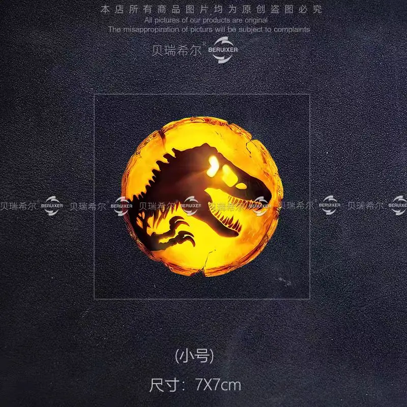 

Jurassic Park Dinosaur Creative Car Sticker PVC Personalized Car Waterproof Bumper Window Sticker Cover Scratches