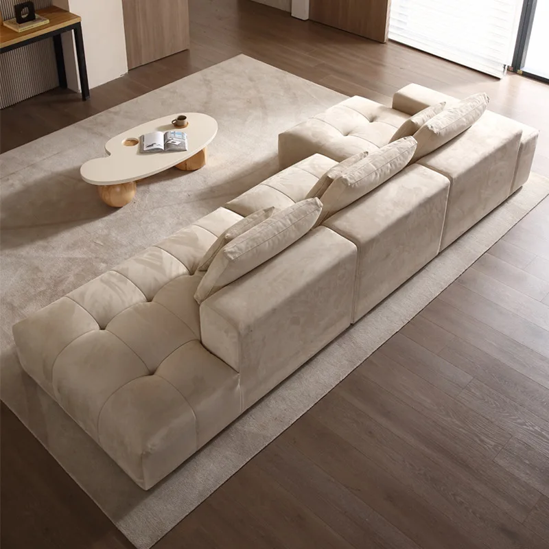 Customizable pixel sofa original replica Italian minimalist large apartment living room fabric combination module sofa