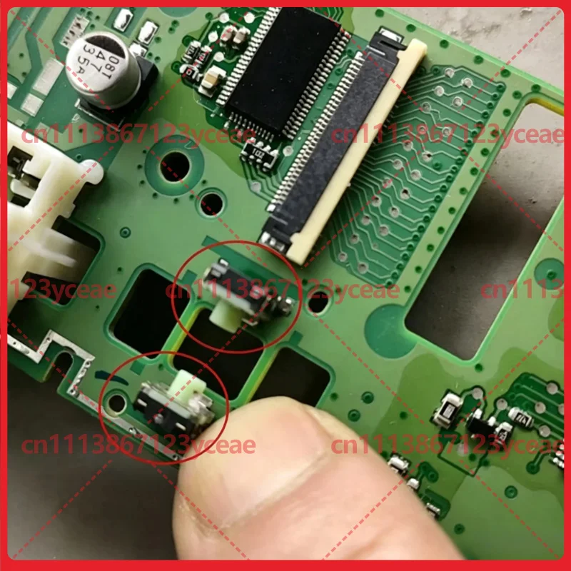 5-25pcs For New Audi Air Conditioning Panel Micro Switch Piano Button Universal Auto AC Control Panel Replacement Parts