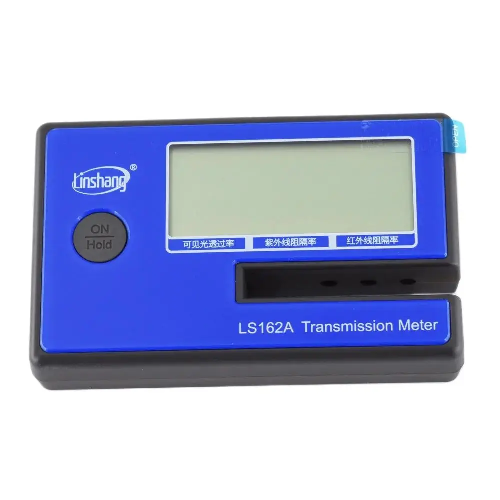 Portable LS162A solar film Transmission Meter VLT UV IR transmittance Rate laminated glass Car side glass Window Tint Meter