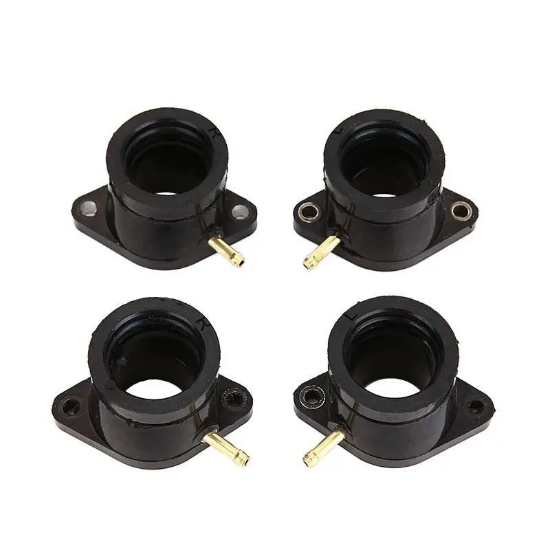 4 Pcs Motorcycle Carburetor Intake Manifold Boot Adapter for Yamaha XJ650 XJ750 5G2-13586-02-00  5G2-13596-01-00