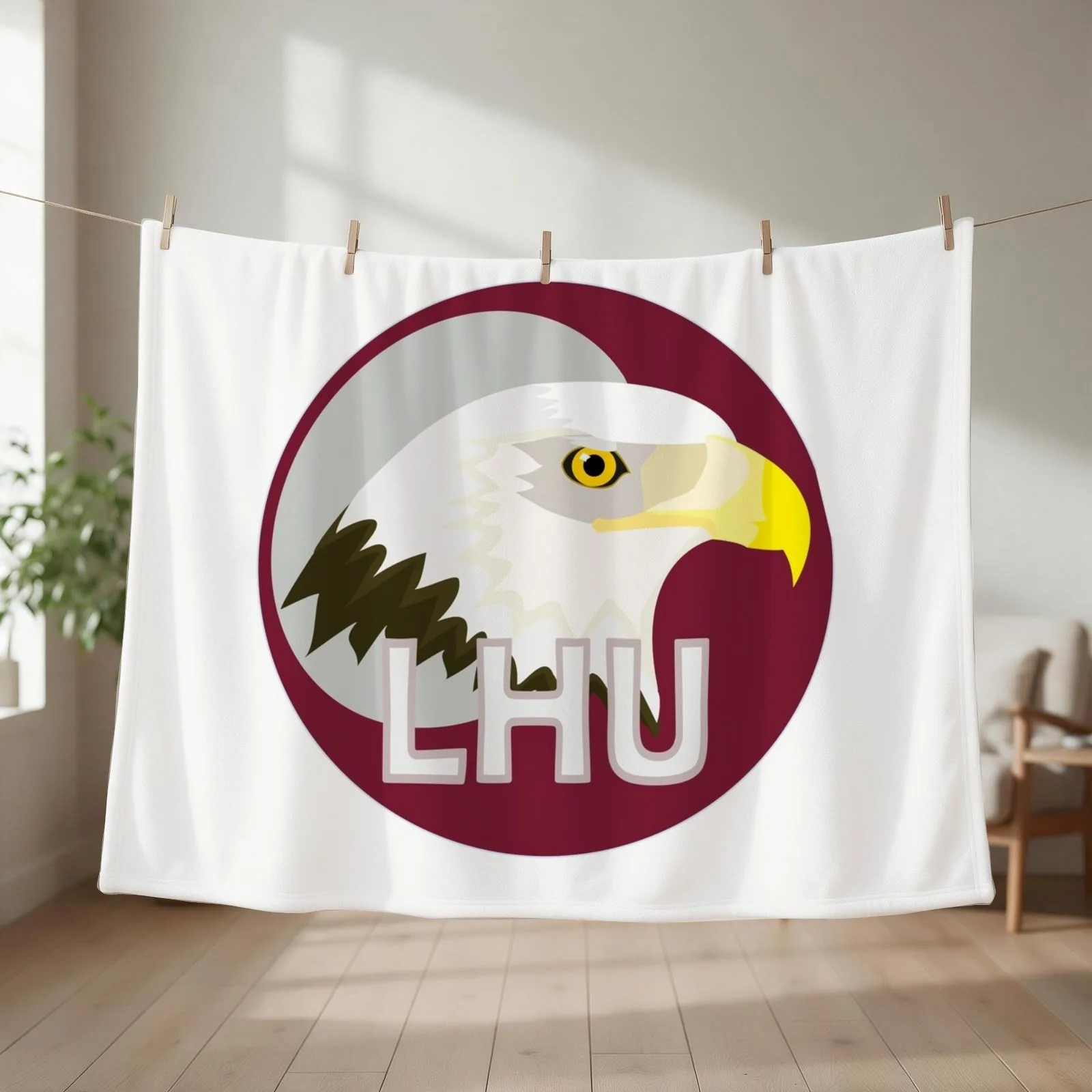Lock Haven University Throw Blanket couch cozy soft plush fuzzy picnic outdoor blanket