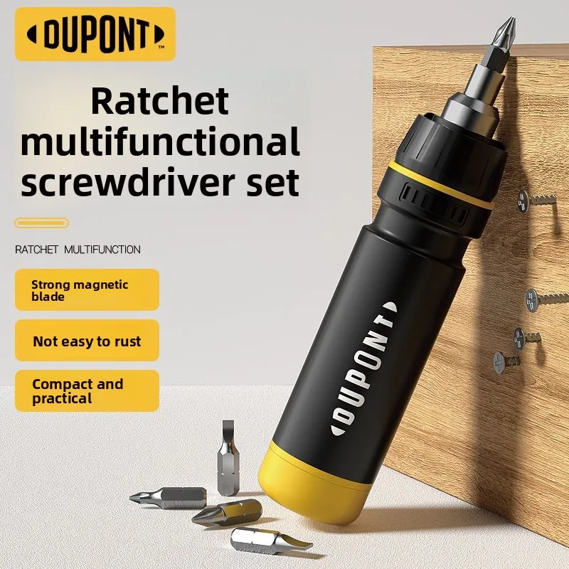 

Многофункциональная отвертка с храповым механизмом DuPont, набор трудосберегающих отверток с цветком сливы/крест,