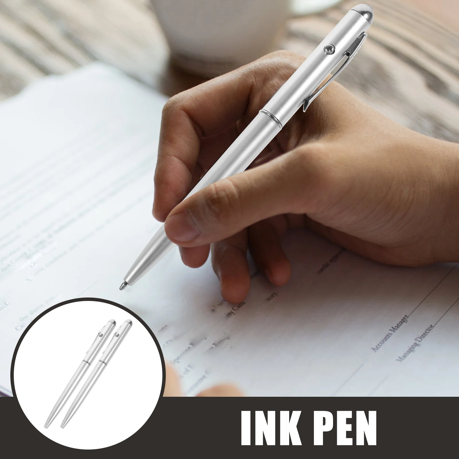 3 Pcs Ballpoint Pen UV Tool Water-based Detection for Fake Money Ink