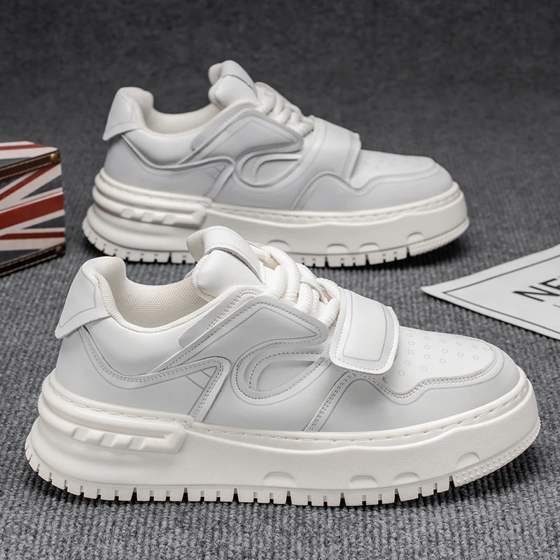 

Men Wear-resistant Men Walking Sport Shoes Pu Leather Men Casual Shoes Waterproof Running Sneakers Zapatillas Deportivos Hombre