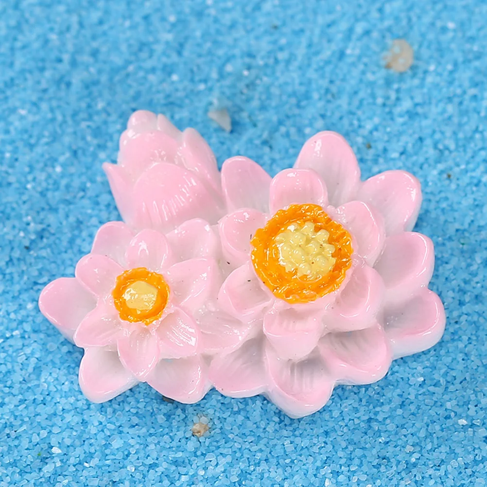 

1Set Mini Frog Garden Ornament Mini Lotus Leaf Bonsai Decorative Goldfish Statues Small Bonsai Desk DIY Micro Landscape