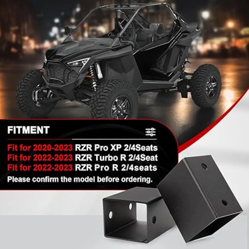 طقم رفع مقعد السائق الرئيسي UTV يرفع المقعد بنسبة 2 بوصة لـ RZR PRO XP/4 XP، RZR Pro R/4 R، RZR TURBO R/4 R 2022-2025 #2