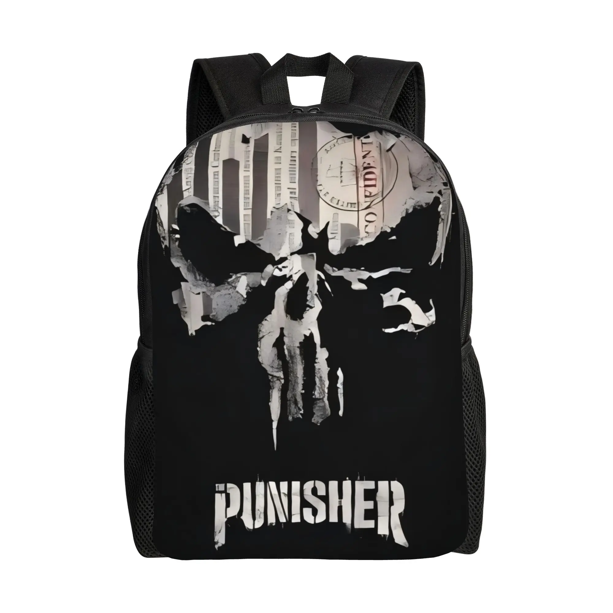 

Marvel Knapsack Back to school season Punisher Super Quality Backpack
