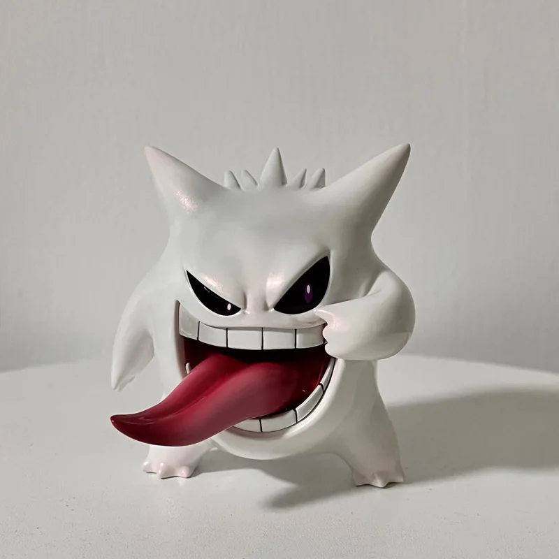 Pokemon Gengar Sticking Tongue Out Different Colors Anime Action Figure Game Statue Collectible Kawaii Model Kids Toy Doll Gift