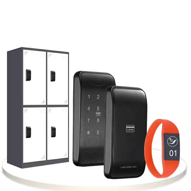 

keypad wristband key card rfid ttlock electronic one time password smart gym electronic digital smart locker lock