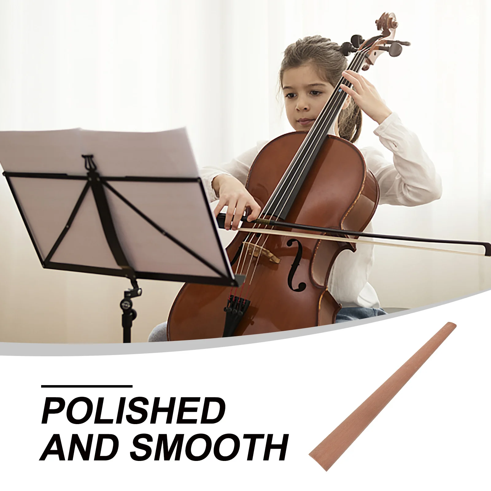 

Cello Part Fretboard Fingerboard For Accessories Wood Violin Replacement Parts Accessory