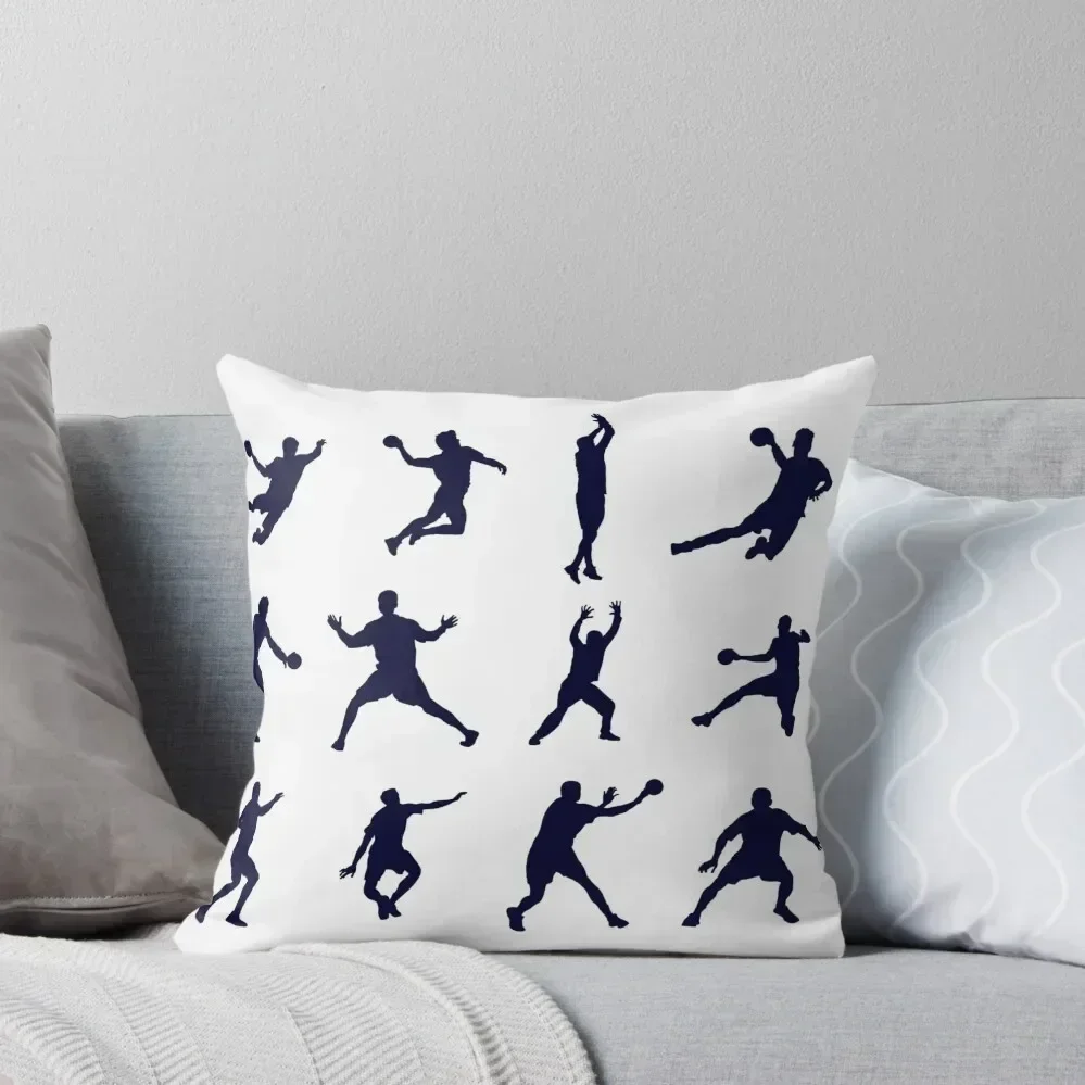 

Handball player silhouette Throw Pillow Pillow Cases Decorative Luxury Pillow Cover Christmas Covers autumn pillowcase