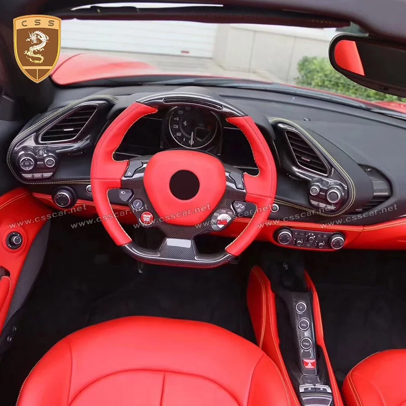 Top Quality Car Carbon Accessories Interior For Ferrari 488