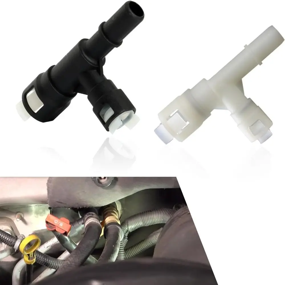 

2 шт. автомобильные аксессуары, черный разъем для шланга обогревателя. 15055342 15055343 Автомобильный водонагреватель пластиковый белый автомобильный шланг для автомобиля